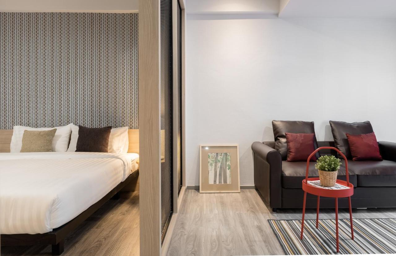 China Cozy Asoke Hotell Bangkok Exteriör bild